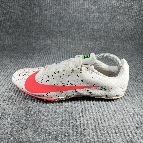 Nike Zoom Rival S 9 Men's Size 8 Paint Splatter White Crimson Jade 907564-101 - Picture 6 of 14